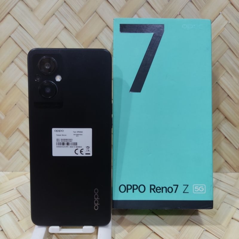 Oppo Reno 7 Z 5G Ram 8/128GB Hanphone second Fullset batangan original bergaransi