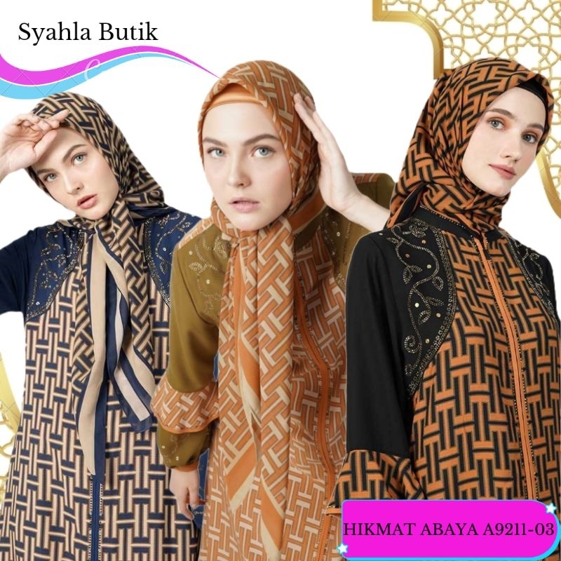 HIKMAT ABAYA A9211 - 03 TERMURAH HIKMATPUSAT TERMURAH