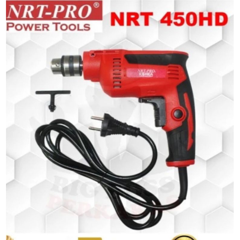 Mesin Bor tangan Listrik 10mm 250 Watt putar bolak balik variabel speed dengan pengaturan kecepatan 