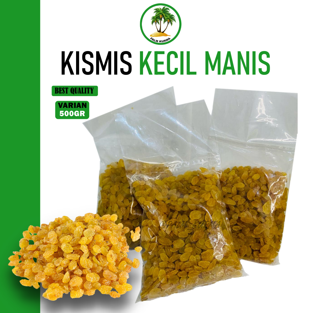 

KISMIS MINI MANIS [500GR]/KISMIS KECIL MANIS KUNING