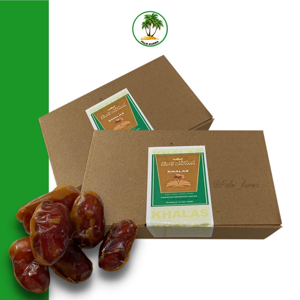 KURMA KHALAS [1KG]/kurma khalas DATE CROWN [DUS COKLAT]