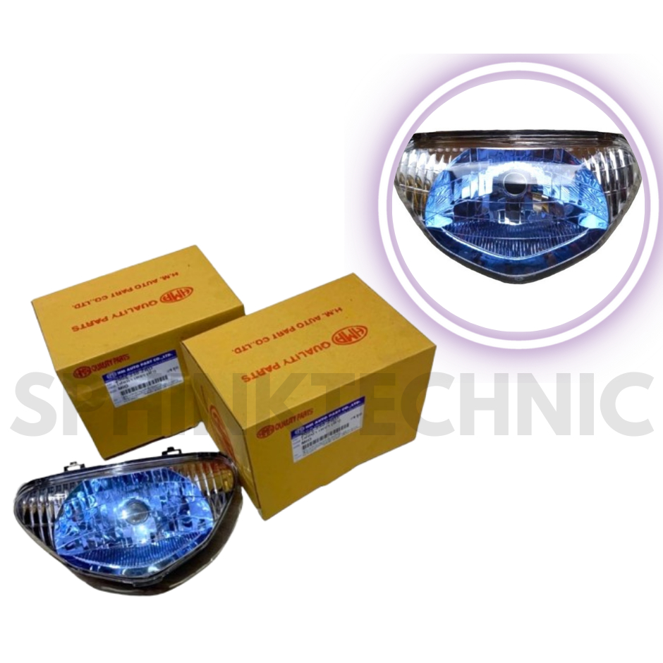 Reflektor Mio Sporty HMA Thailand Rumah Lampu Mio Sporty Smoke Blue