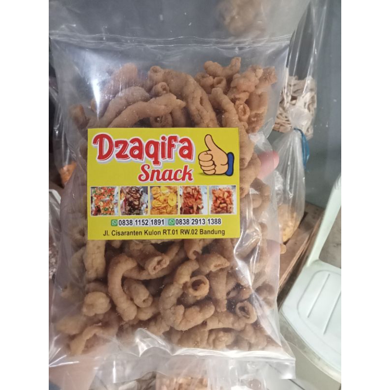 

usus crispy original enak gurih renyah kemasan 250g