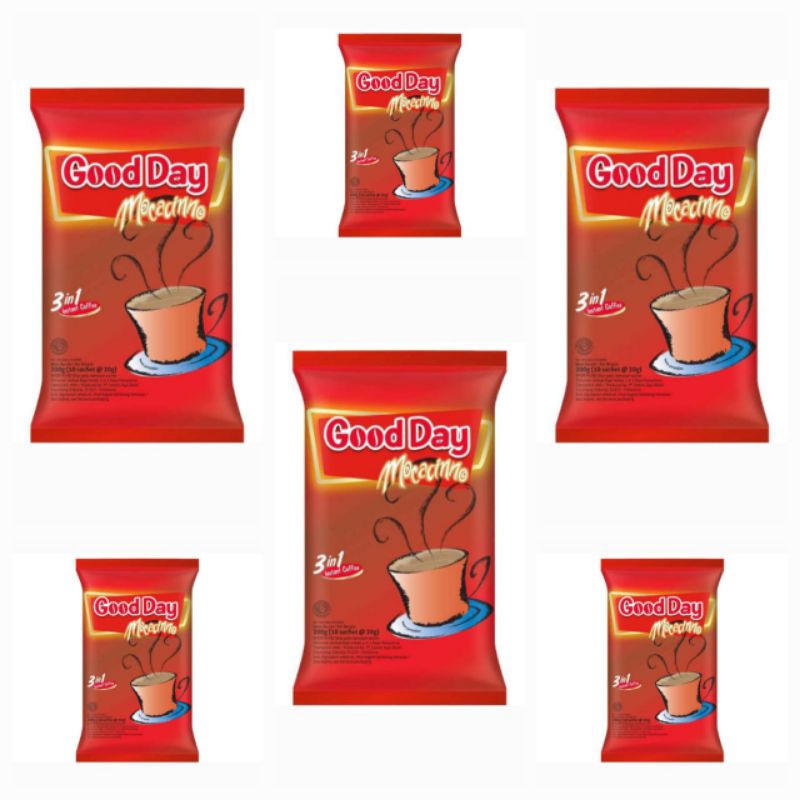 

Good Day Instan Coffee 3 In 1 Mocacinno 10 Sachet @ 20 Gr