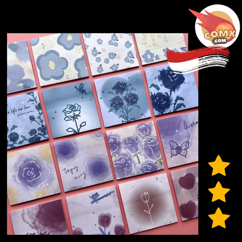 

COMX 20pcs 80pcs Small Flower Abstracts Deco Paper / Kertas Dekorasi Motif Bunga Abstrak untuk Jurnal Bujo DIY PVC Tahan Air Diary Scrapbooking DIY Stiker Dekoratif STICKER DECO | 30 PCS STICKER DECO | STICKER VIRAL | STICKER KOREA | STICKER BOX