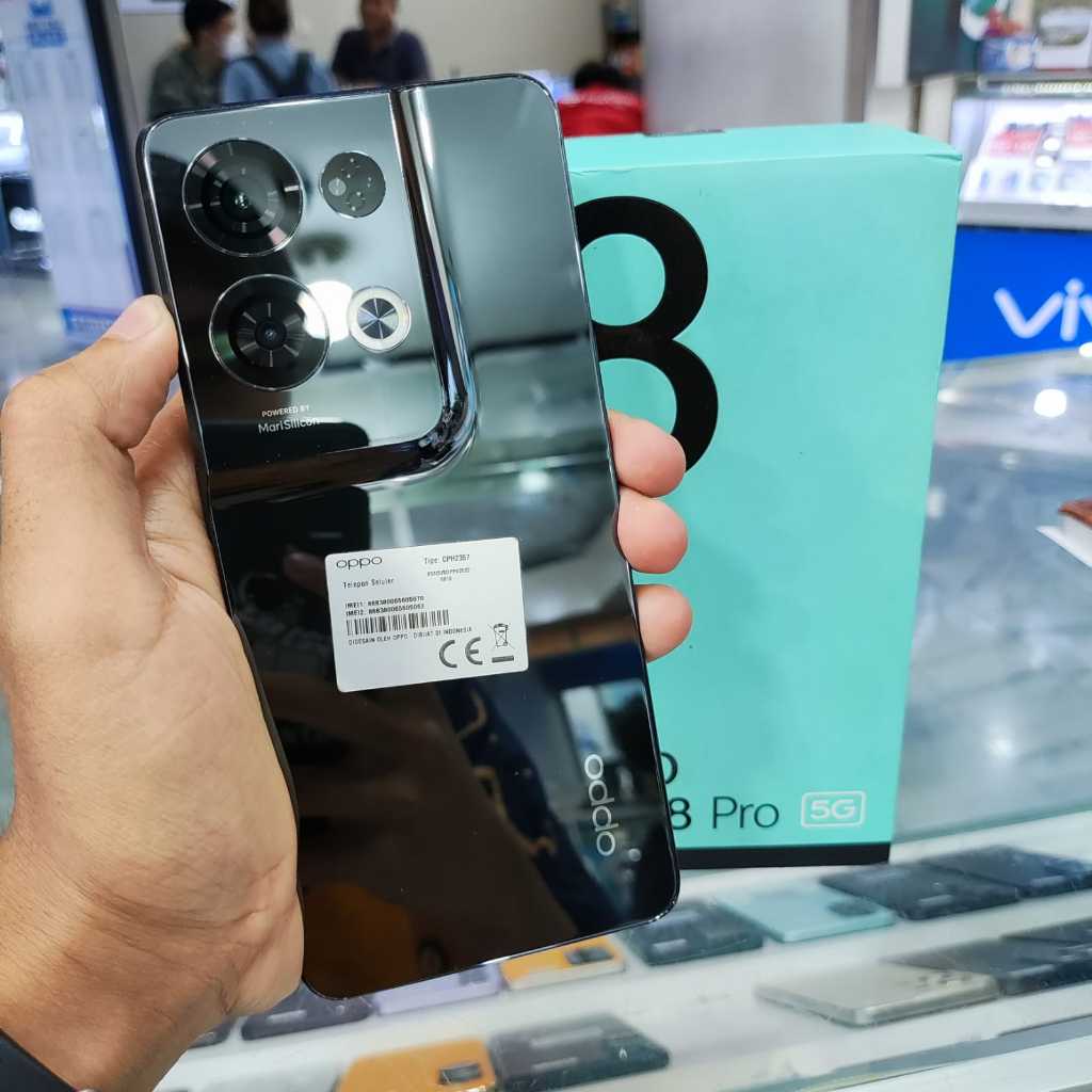 Oppo Reno 8 Pro 5G Ram 12GB Rom 256GB Bekas Original