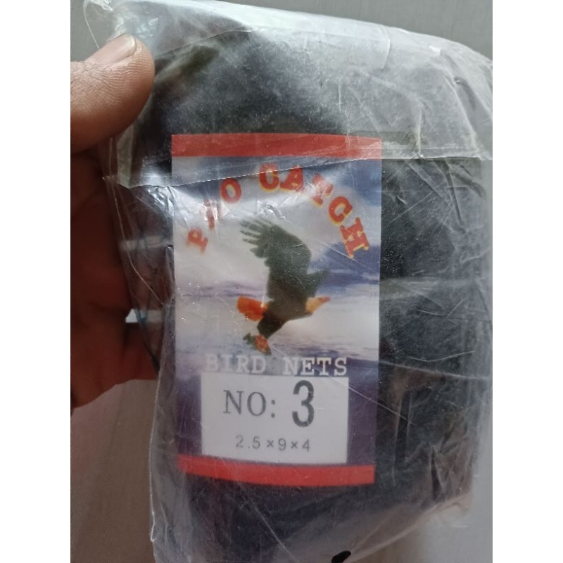 jaring burung hitam SIAP PAKAI lubang 2 jari jaring NILON jaring burung kecil burung collibri burung