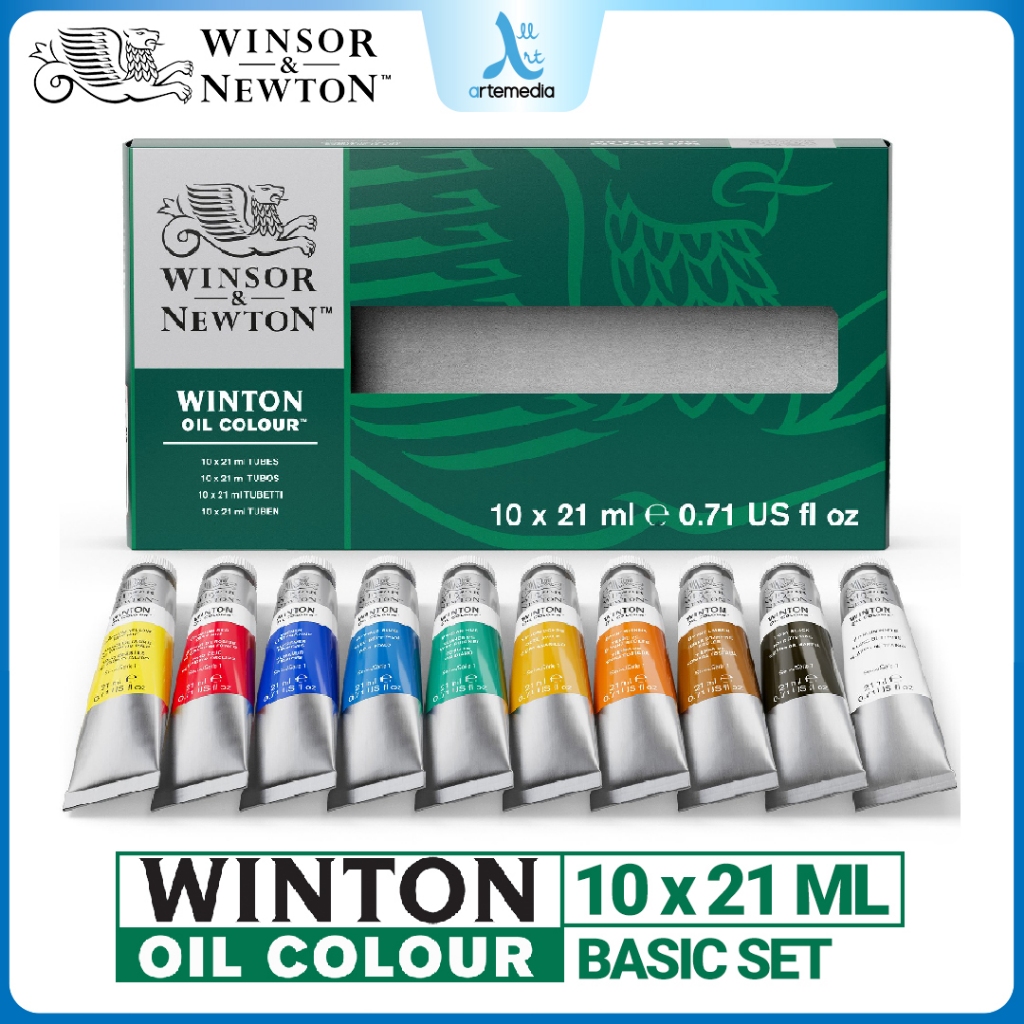 

Winsor & Newton Winton Oil Color Paint Tube Set Cat Minyak Lukis