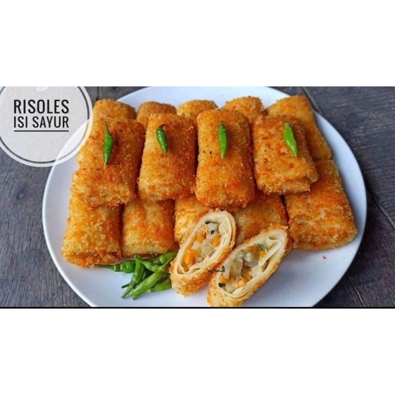 

Risol Risoles sayur frozen homemade/ risol isi sayur / risoles ready to cook