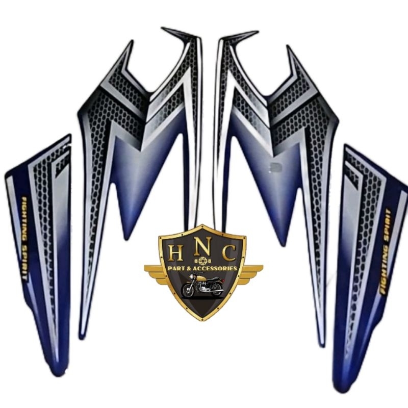 STRIPING RX KING 2004 STICKER RX KING 2004 BIRU