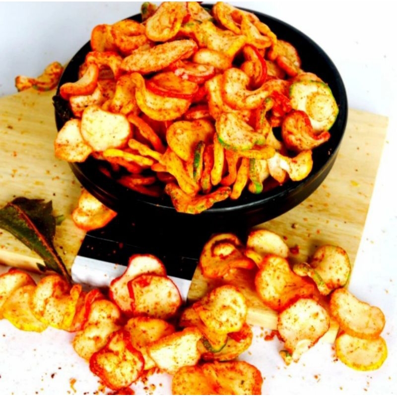

krupuk seblak pedas daunjeruk 250grm