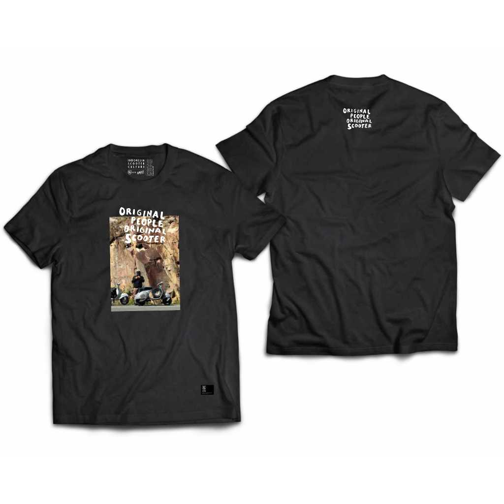 KAOS PRIAUNISEX VESPA SCOOTER CULTURE By RAVESPA || SOFT COMBED 24s || SS.CO MERCH “ ORIGINAL “