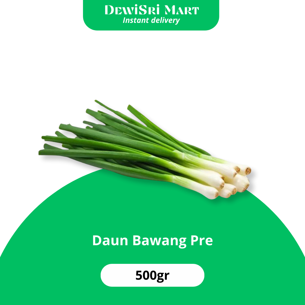 

Daun bawang pre 500gr fresh - Dewi Sri Mart