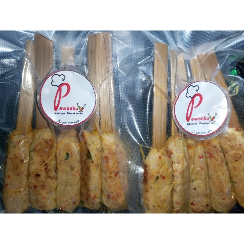 

Sate Lilit Bali (Daging Ayam) Sambal Matah