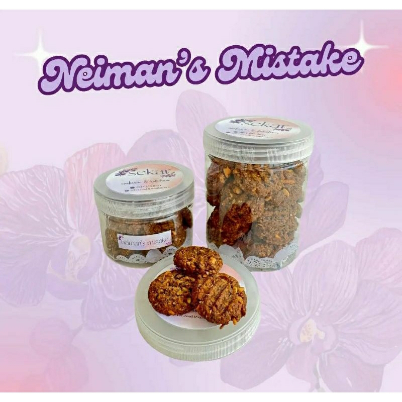 

kue kering coklat/cookies coklat/oat cookies/neimans mistake/kue lebaran
