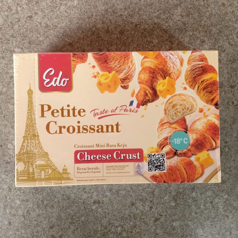 

Edo Petit Croissant 66 gram (6 pc x 11 gram)