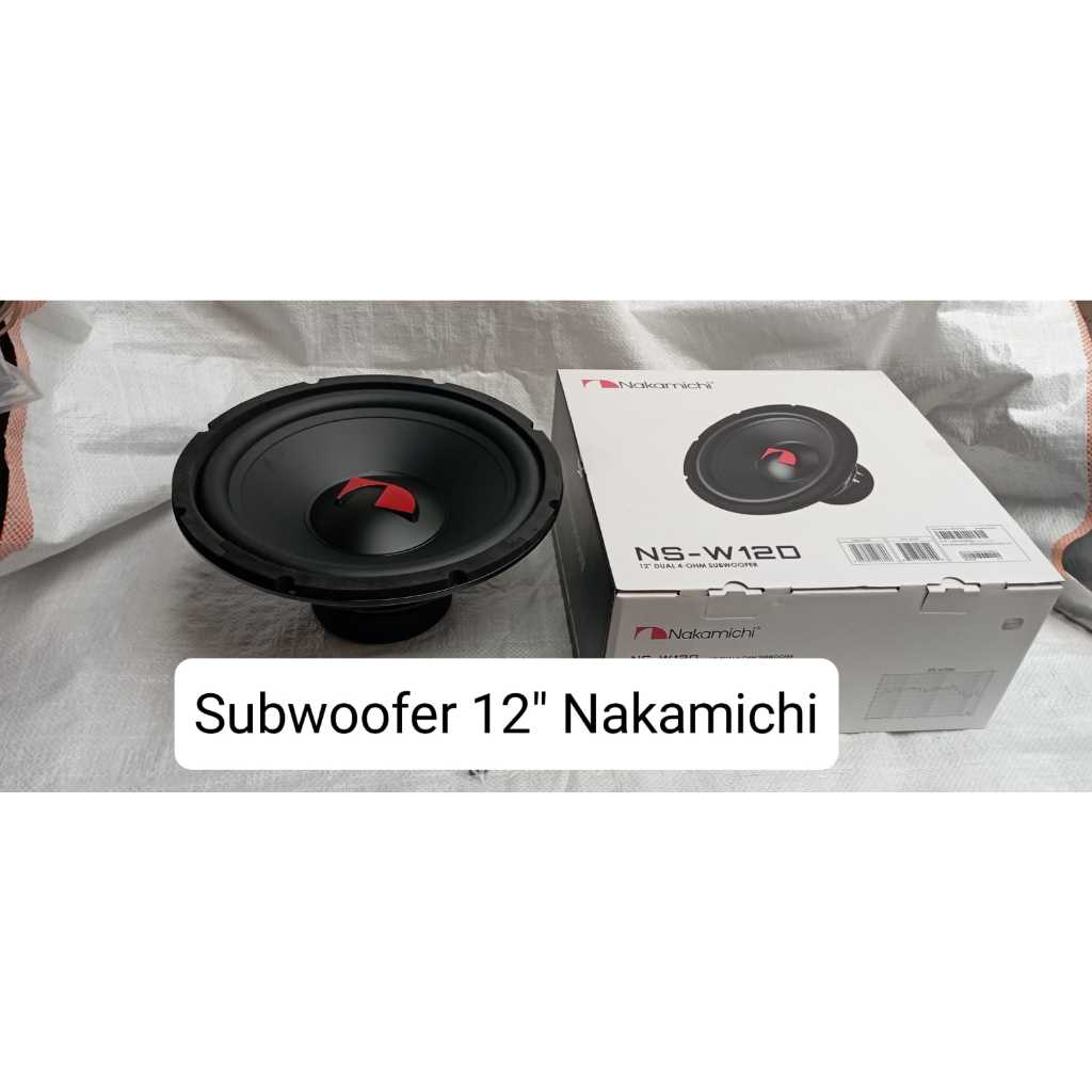Subwoofer Nakamichi NS W12D - Sub Woofer Subwoofer Nakamichi 12inch Double Coil ns-w12d Speaker Mobi