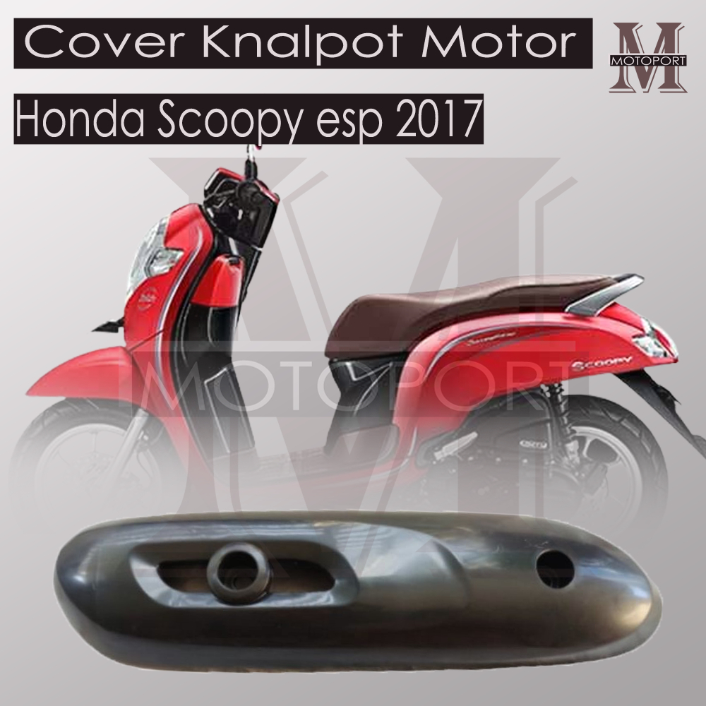 Cover Knalpot Honda Scoopy New Esp 2018 |  Cover knalpot Scoopy ESP 2018, Tameng knalpot Scoopy ESP 
