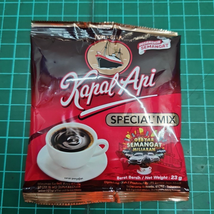 

Kopi Kapal Api 1 Sachet Ecer