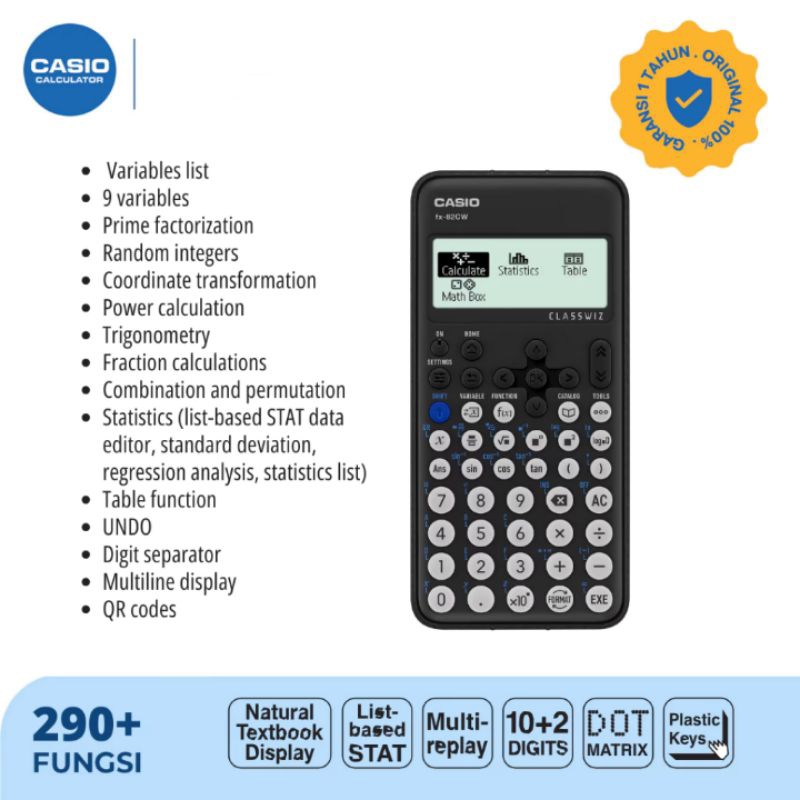 

CASIO KALKULATOR FX-82CW