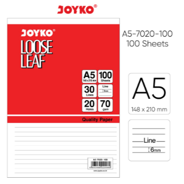 

LOOSE LEAF / REFILL BINDER A5-7020-100 JOYKO