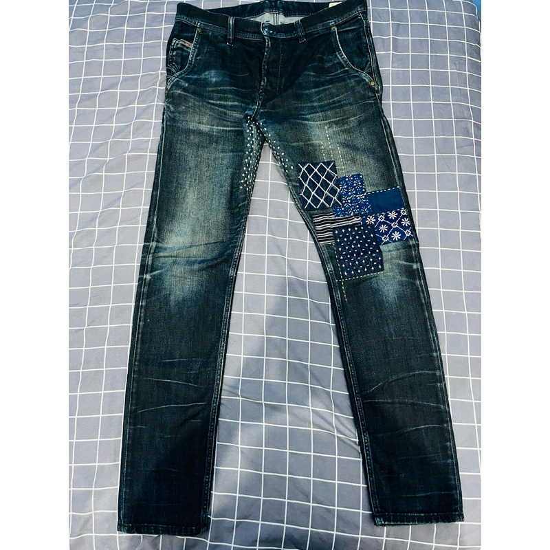 FADING Diesel denim Sashiko 13,5 oz strech Size 31-32