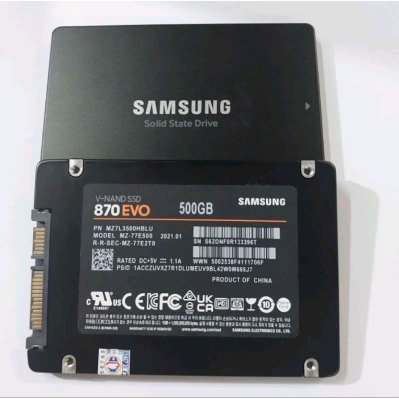 SSD 512GB 2.5 Sata III - Ssd 500GB 2.5inch Sata Second ORI