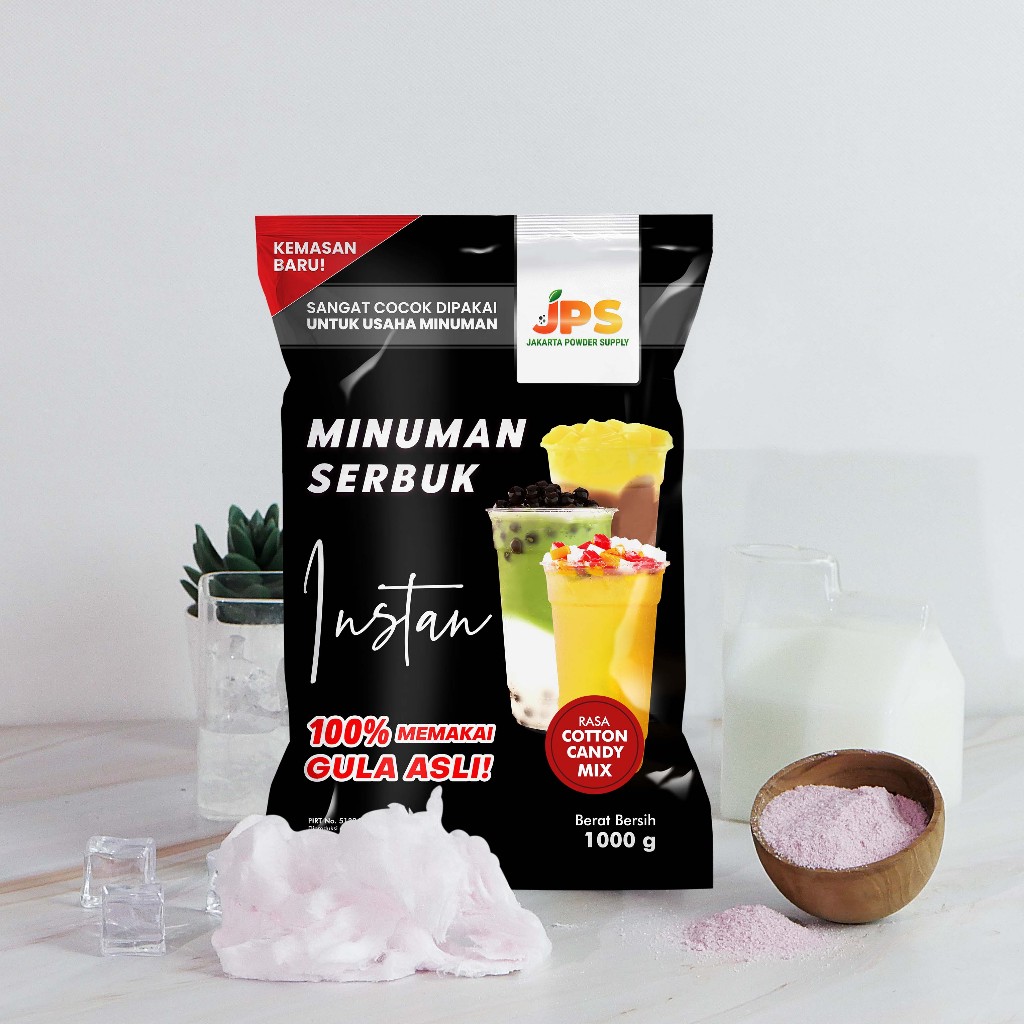 

bubuk minuman cotton candy mix