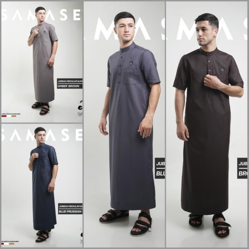 Jubah SAMASE™ | Gamis Pria Lengan Pendek | Slim Fit S-013 Limited
