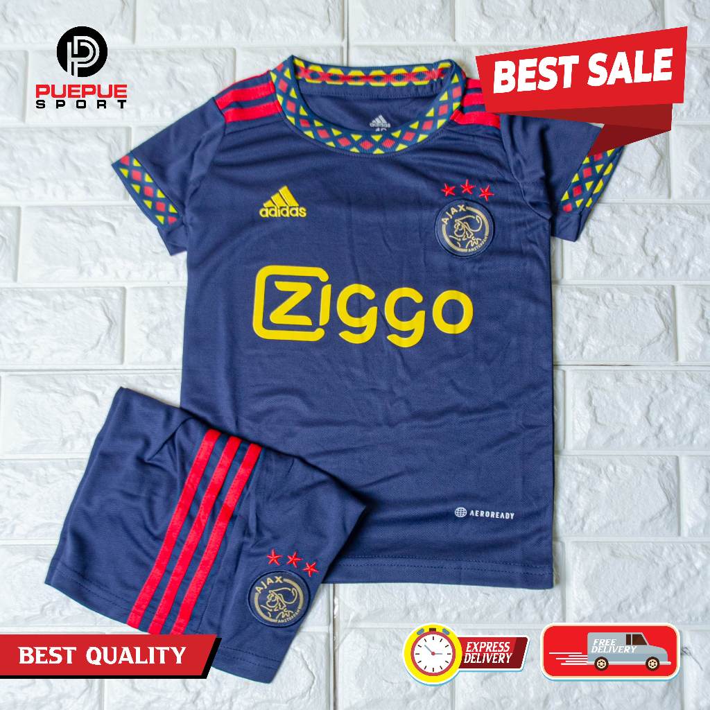 JERSEY AJAX 2022/2023 GRADE ORI |  SET JERSEY ANAK | JERSEY KIDS GRADE ORI | JERSEY TERBARU | JERSEY