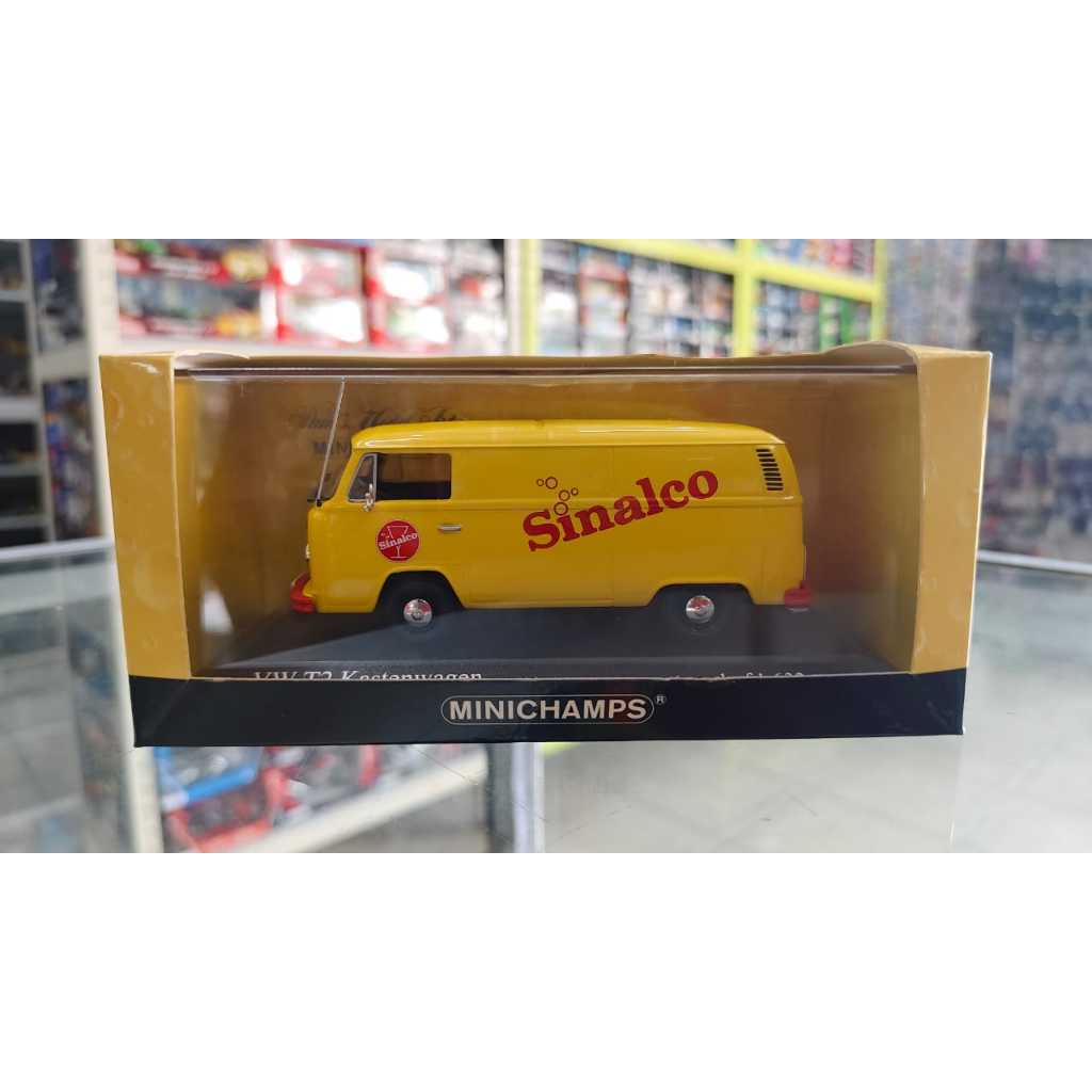 Minichamps 1:43 VW T3 Kastewagen Sinalco Yellow Diecast Car Toys