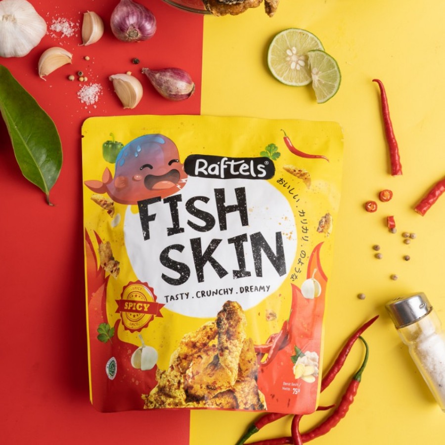 

Fish Skin by Raftels Cemilan Camilan Keripik Kulit Ikan