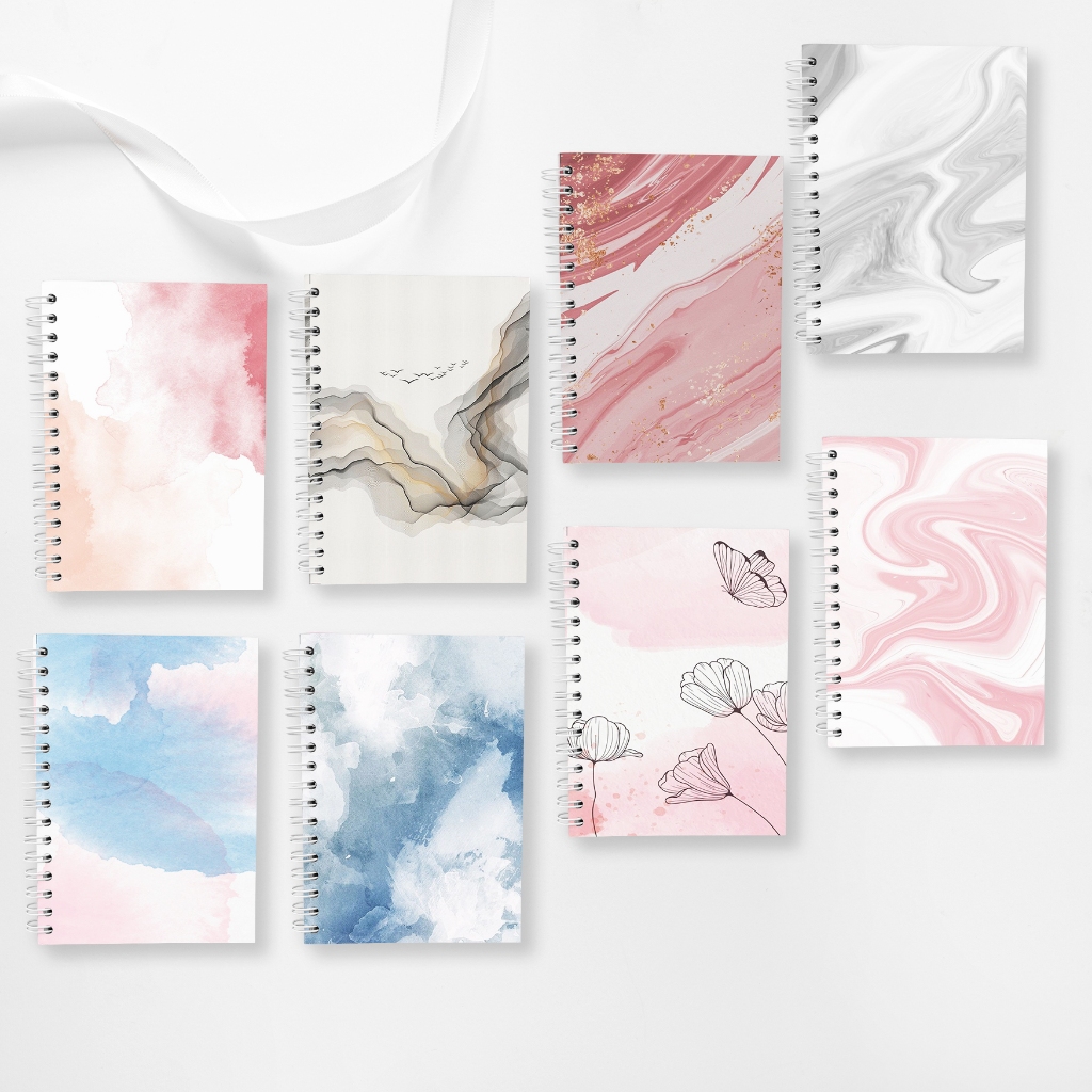 

Note Book Spiral Large (10 cm X 14 cm) ABSTRAK DESIGN EDITION / Notebook A6 Custom / Seminar Kit Surabaya