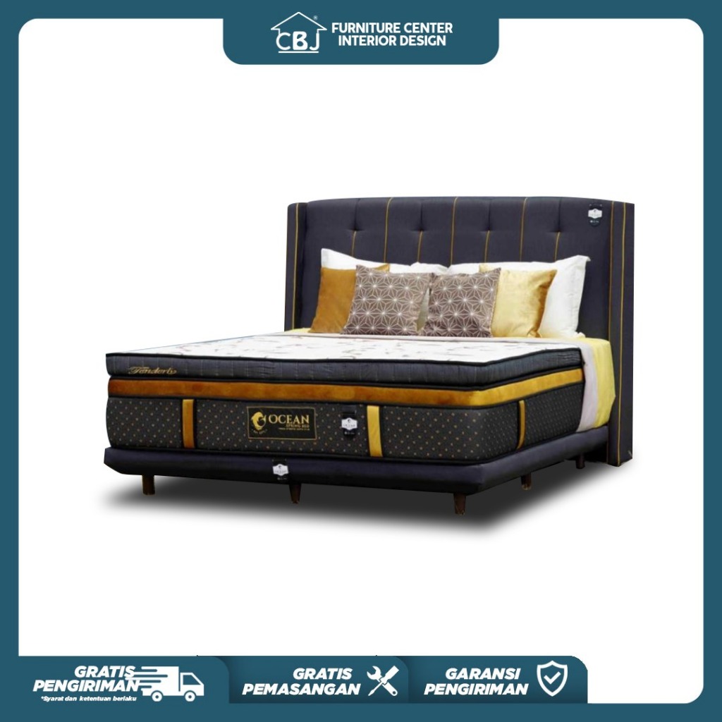 Ocean Kasur Springbed Tenderly - Full Set - Khusus Jabodetabek