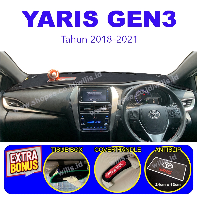 Cover Dashboard Mobil Yaris Gen3 Alas Dasboard Hiasan Dasbor Pelindung Dasbord