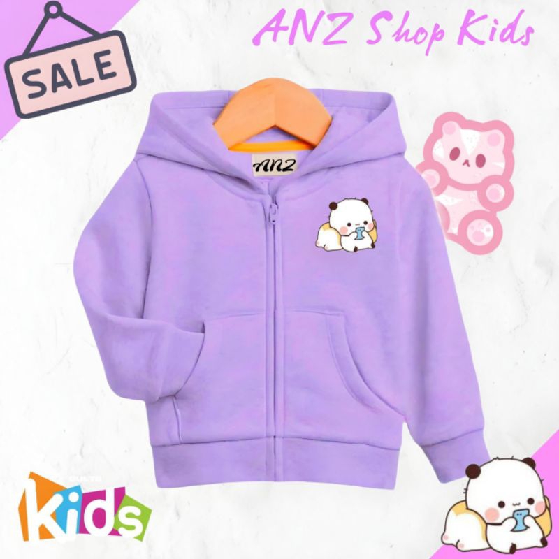 Hoodie Anak PANDA BOBA Usia 2 - 12 Tahun Sweater Anak Laki Laki Perempuan Jaket Terbaru Cewek Cowok