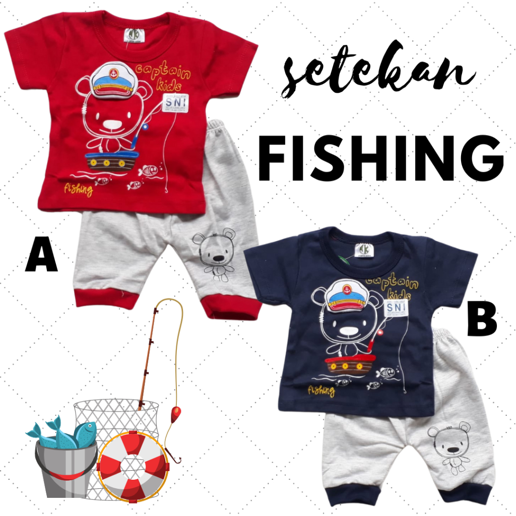PUNCAK 5.5 H705 Baju Anak Bayi Laki Laki 3 6Bulan Setelan Baju Anak Laki Laki 6 12 Bulan Baju Anak L