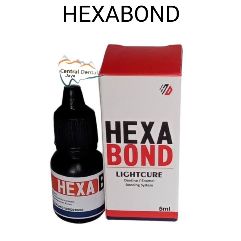 HEXABOND Dental Bonding Resin Primer 5ml / HEXA BOND Bonding Resin Composite Dental / Bonding Light 
