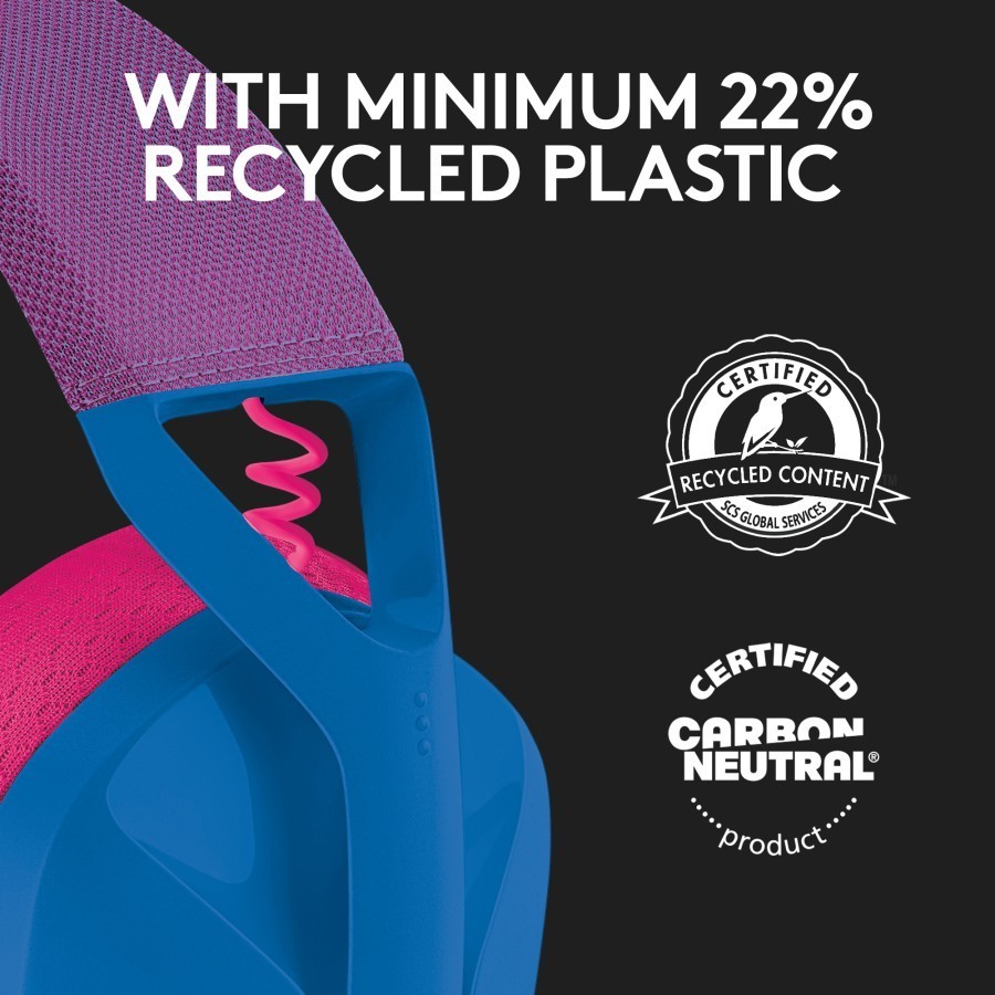 Logitech G435 Headset Gaming Bluetooth Wireless Ultra-light G 435