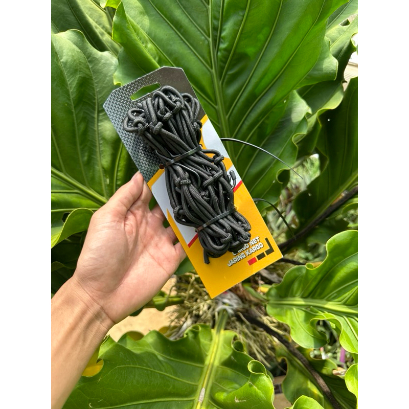 JARING MATEL HELM MOTOR BAGASI BELAKANG UNIVERSAL MOS JARING NET BAGASI