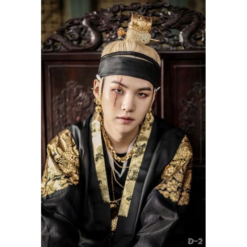 Kaos Leesle Dragon Over size (SUGA BTS)