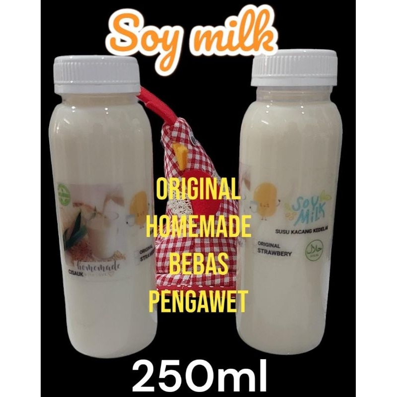 

susu kacang kedelai homemade