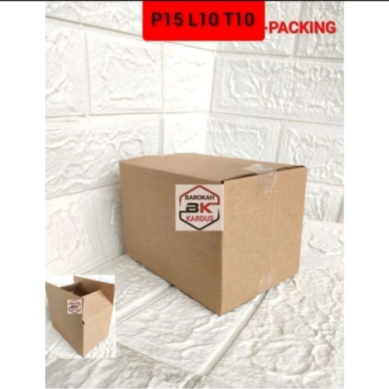 

Kardus 15x10x10 Cm / Kardus Box Packing Polos Tebal Premium
