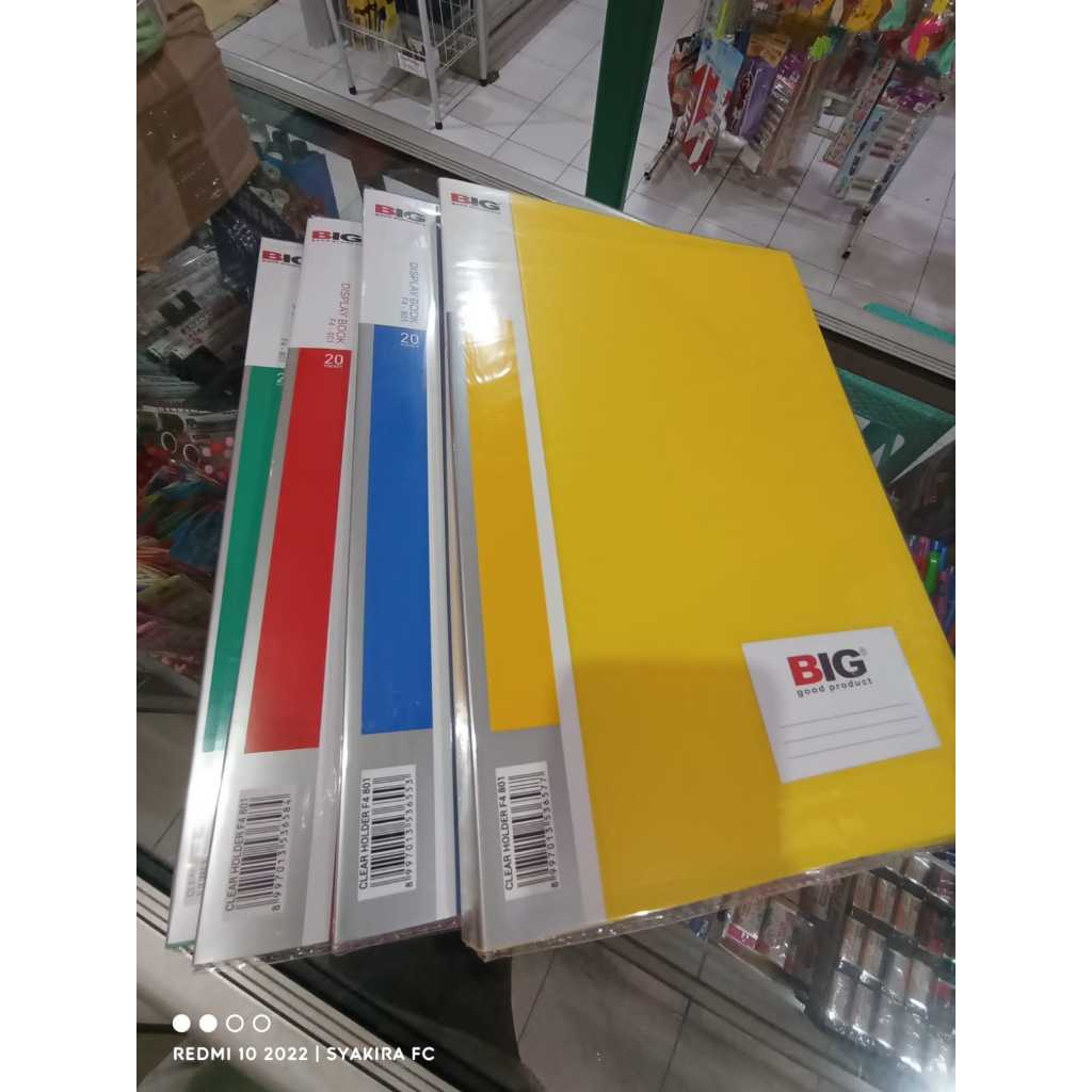 

BIG CLEAR HOLDER 40 POKET / MAP PLASTIK FOLIO / CH BIG F40 F4
