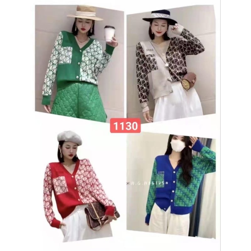 Atasan Cardi rajut DIOR
