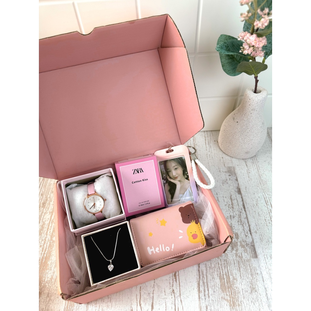 

KADOPEDIA Kado Ulang Tahun Wanita Istri Kado Ultah Cewek Hampers Birthday in Pink (UT018)