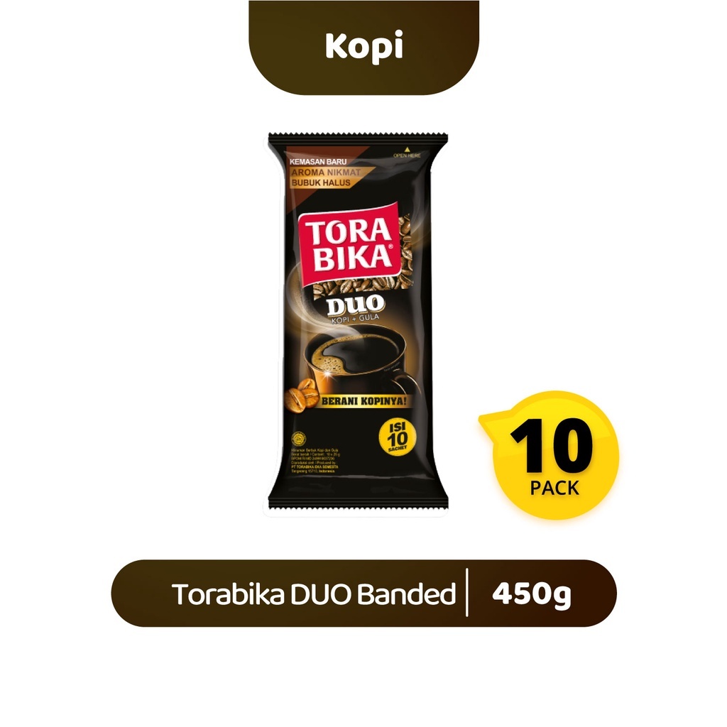 

Torabika Duo Renceng 10 Sachet x 25gr | Tora Duo Kopi + Gula