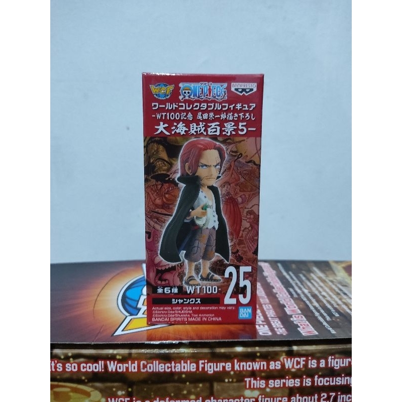 ACTION FIGURE ORIGINAL WCF SHANKS WT100 MIP ASVER