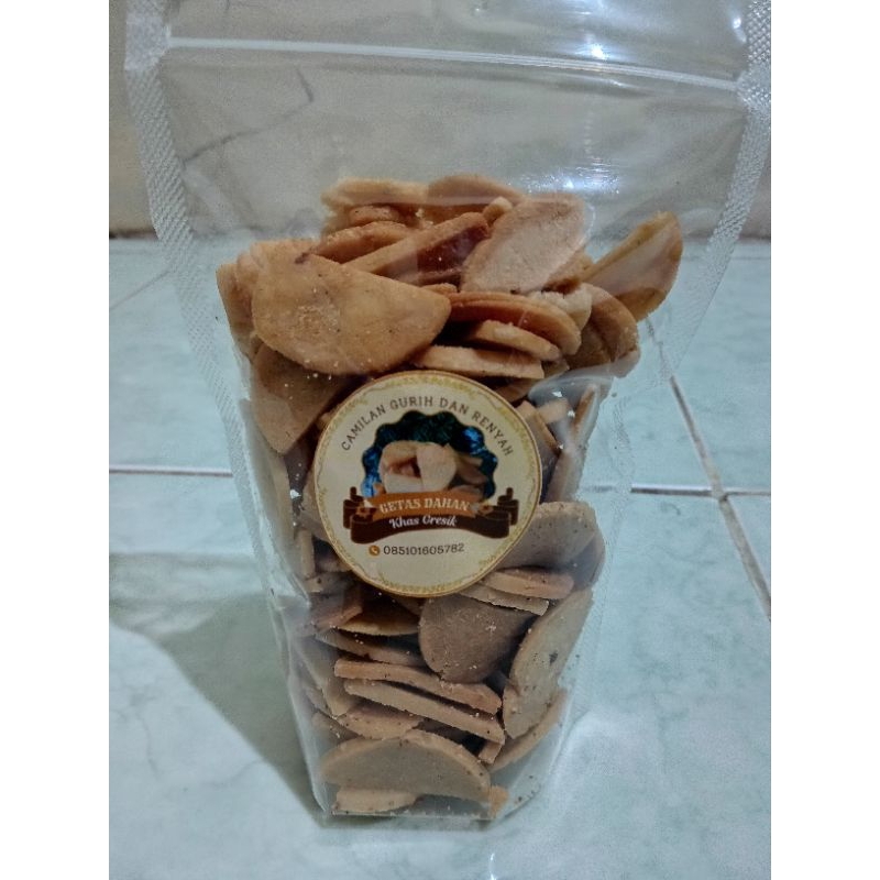

Keripik Getas/Camilan Getas/Getas khas Gresik 200 gram