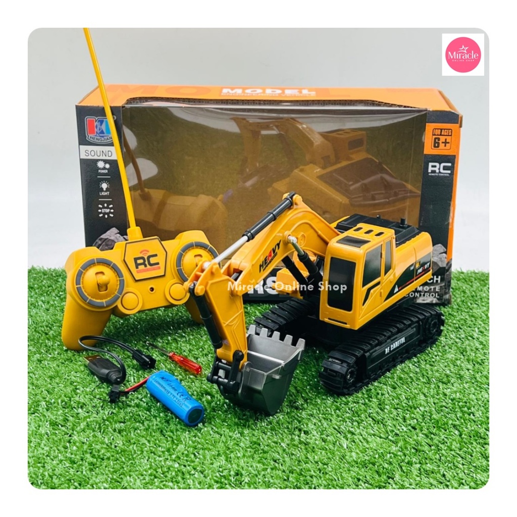 MAINAN TRUK EXCAVATOR RC/ MAINAN MOBIL RC BEKO RC CHARGER